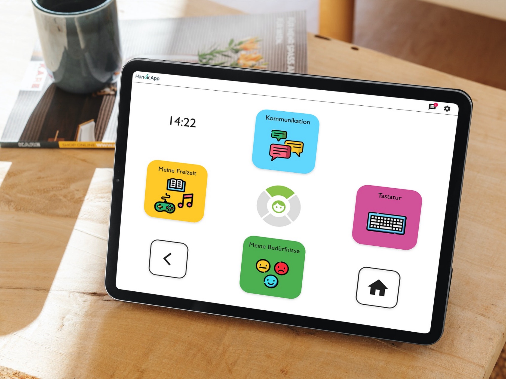 handicApp unterstützt Menschen mit körperlichen Einschränkungen bei der Äußerung von Bedürfnissen und selbstbestimmten Entscheidungen. Foto: handicApp