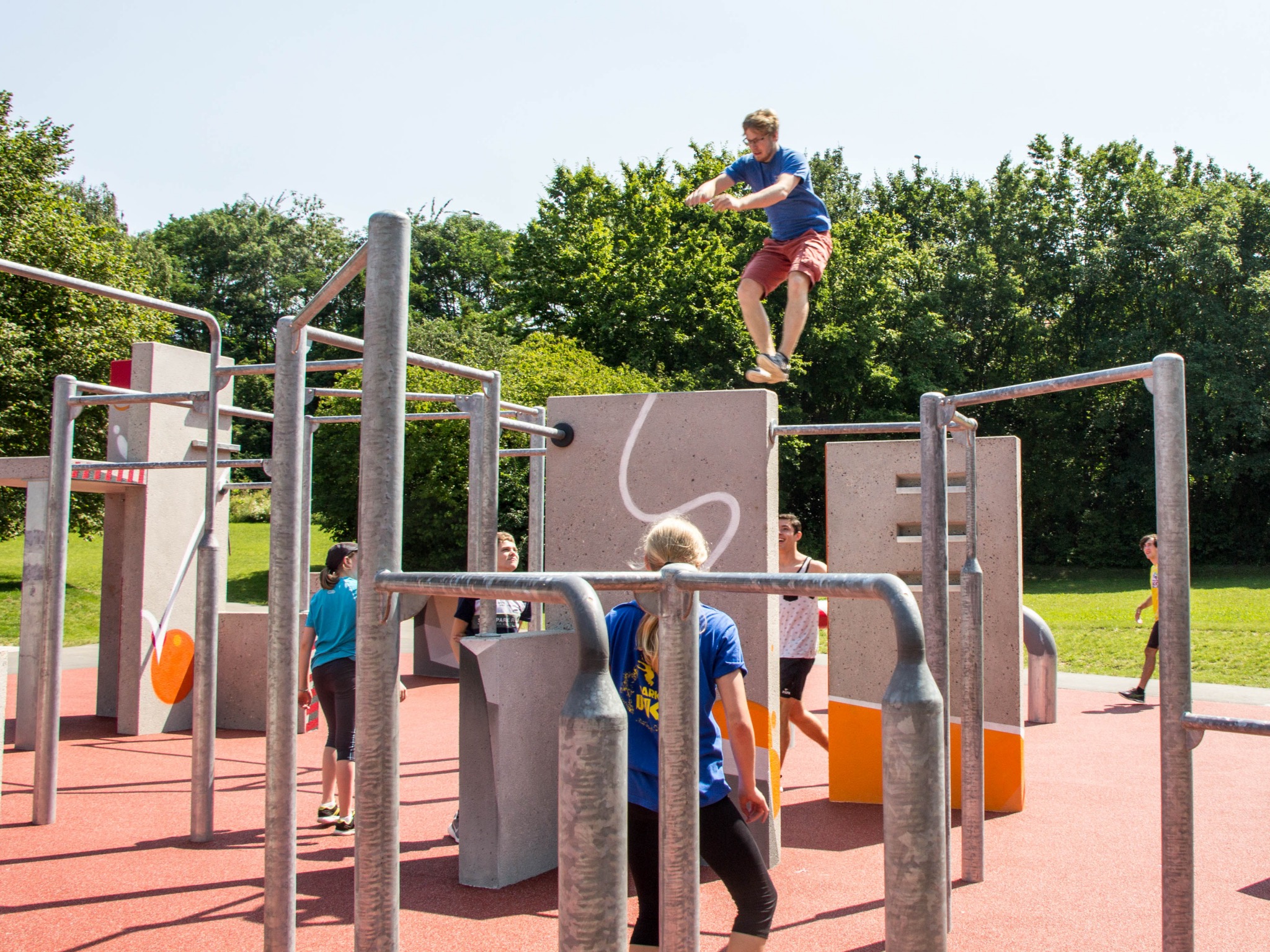 Parkour_Anlage_Neumuehle Die neue Parkour-Anlage. Foto: Claudia Lother