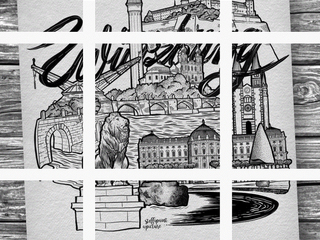 Würzburg-Illustration
