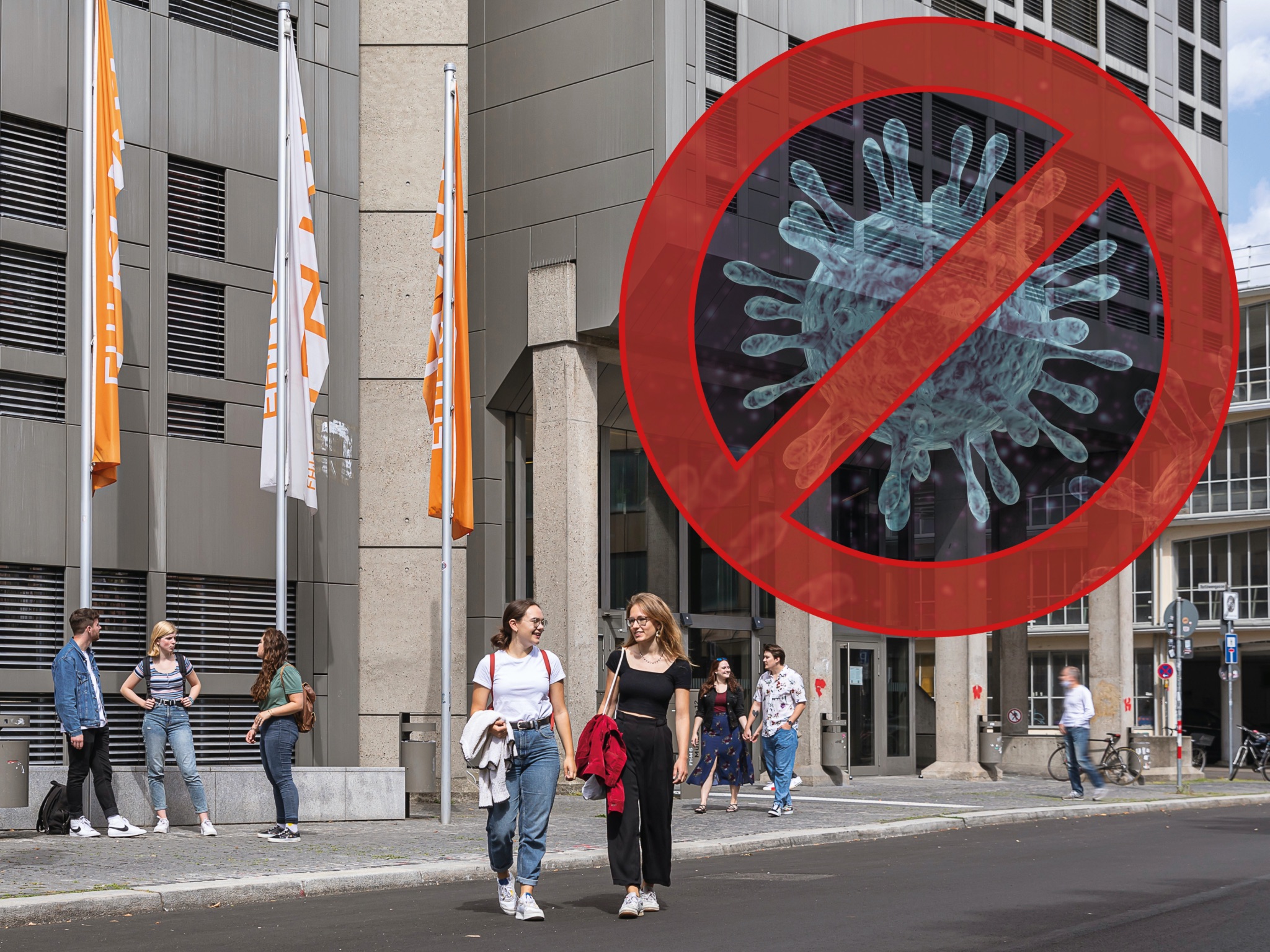 Die FHWS stellt auf Online-Lehre um. Foto: FHWS Würzburg-Schweinfurt