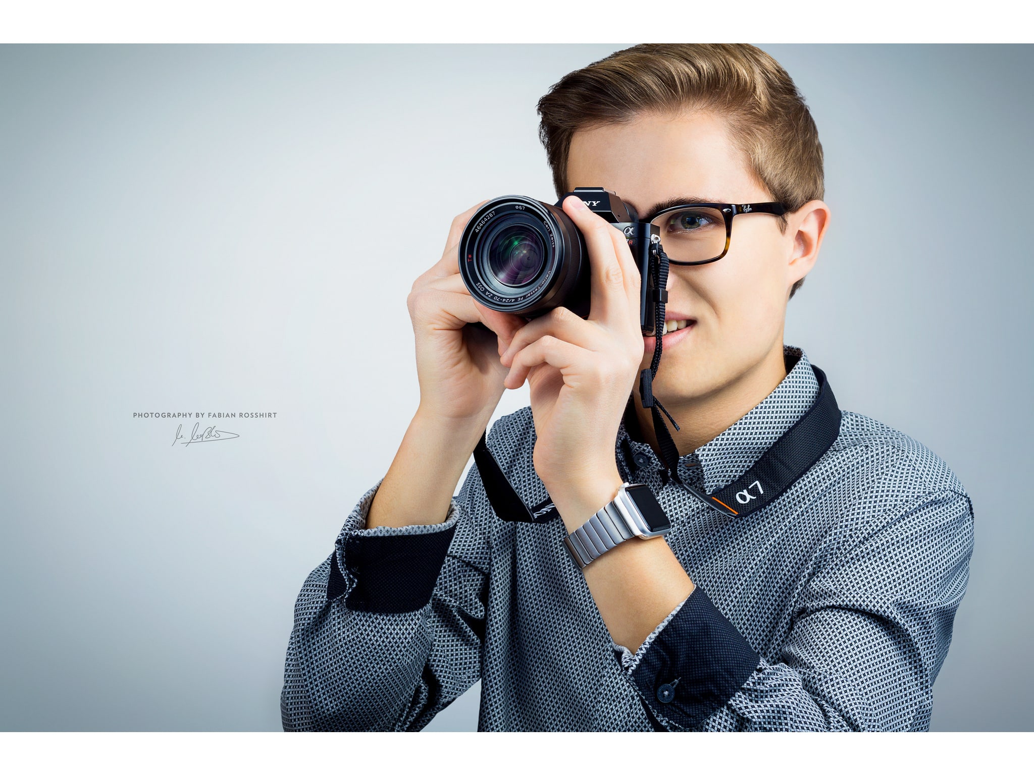Fabian Roßhirt hinter der Kamera. Foto: Fabian Roßhirt