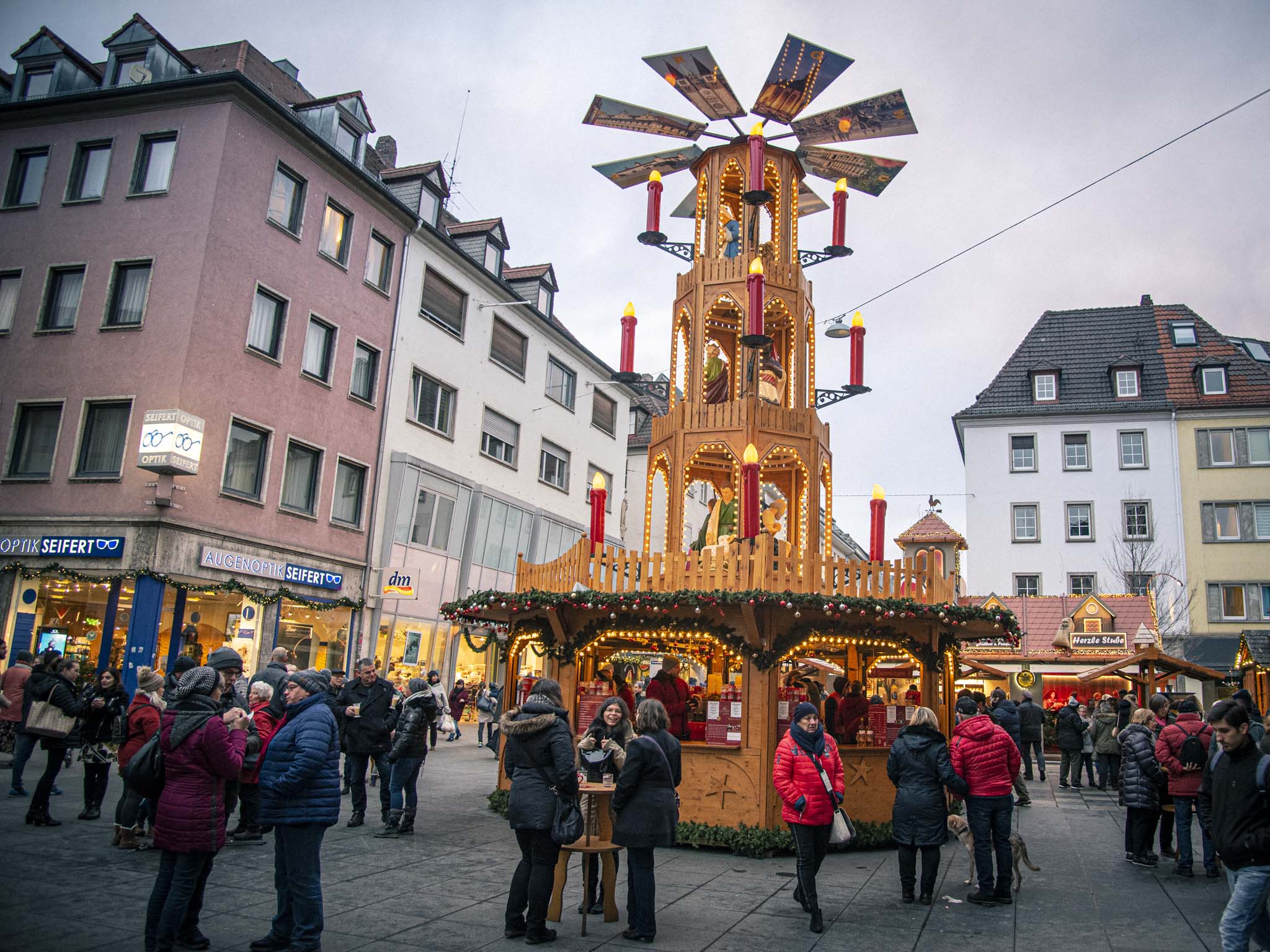Der Würzburger Weihnachtsmarkt. Foto: Dominik Ziegler