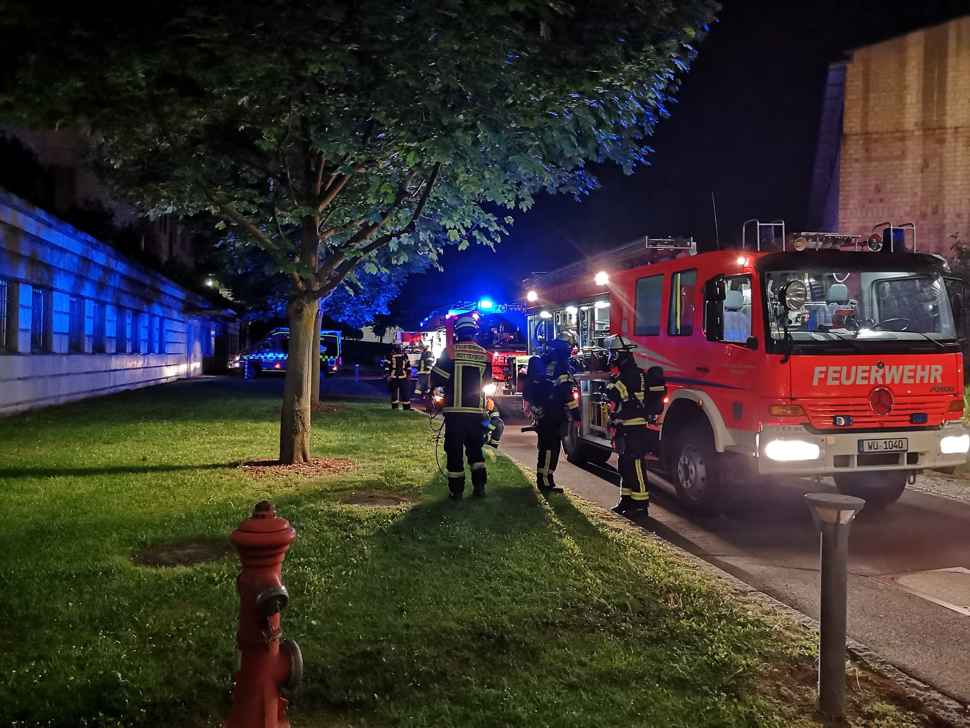 Brand in der JVA. Foto: Michael Justice Brand in der JVA.
