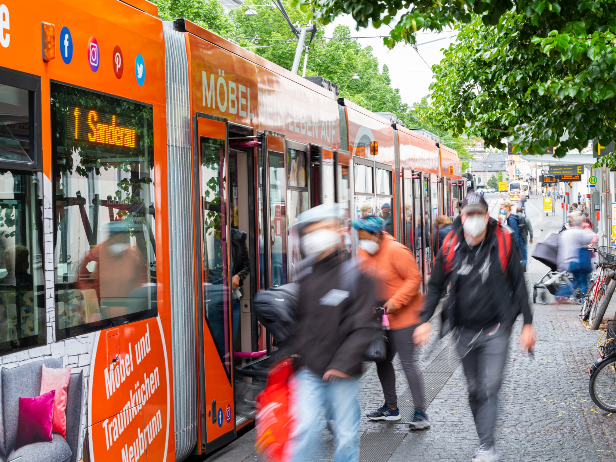 straba – wueerl Straßenbahn in Würzburg. (Symbolbild) Foto: Ulises Ruiz