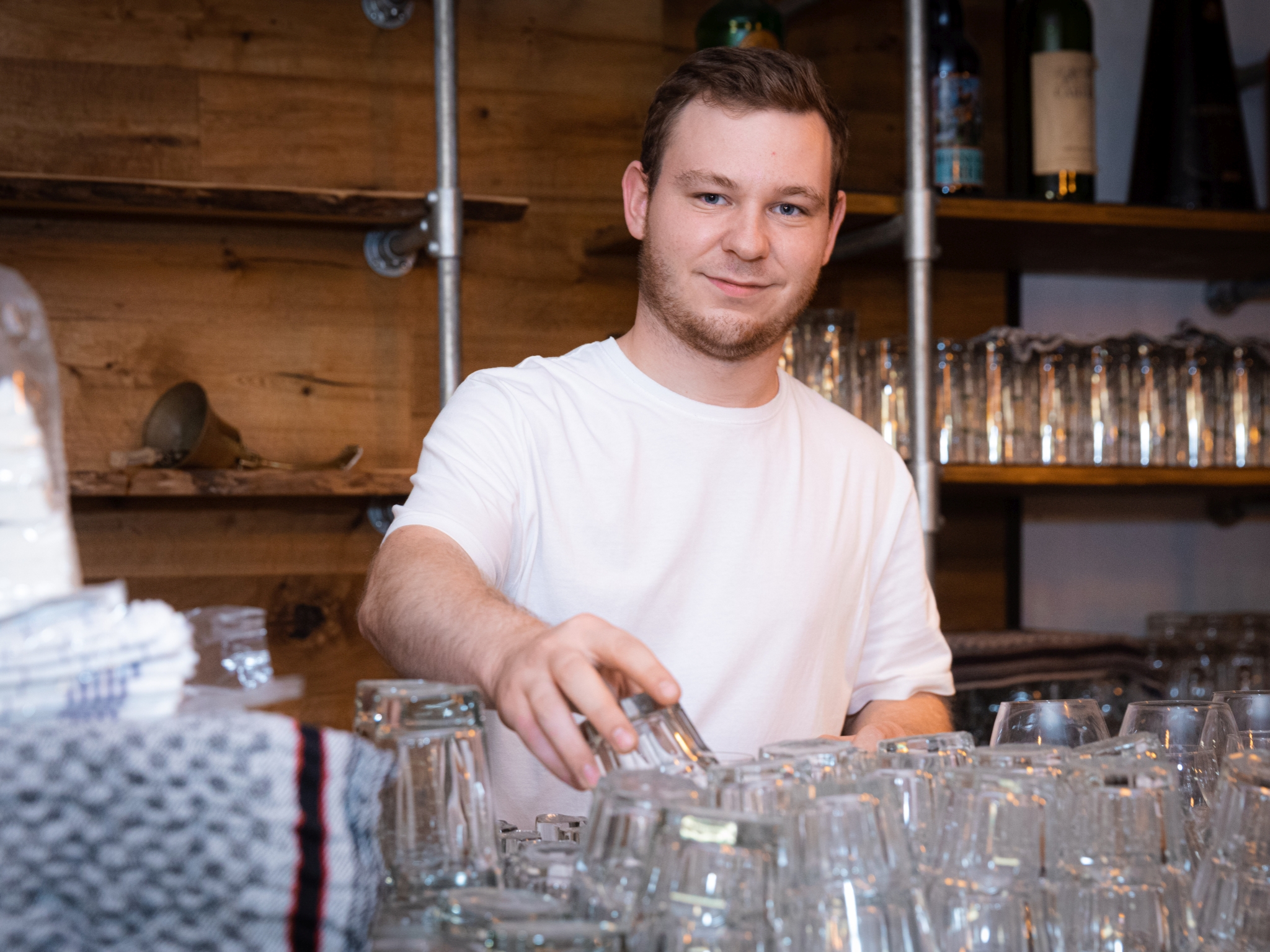 Brauhaus 2.0 Julius Thyssen ist der neue Chef im Brauhaus 2.0 in Würzburg. Foto: Patty Varasano