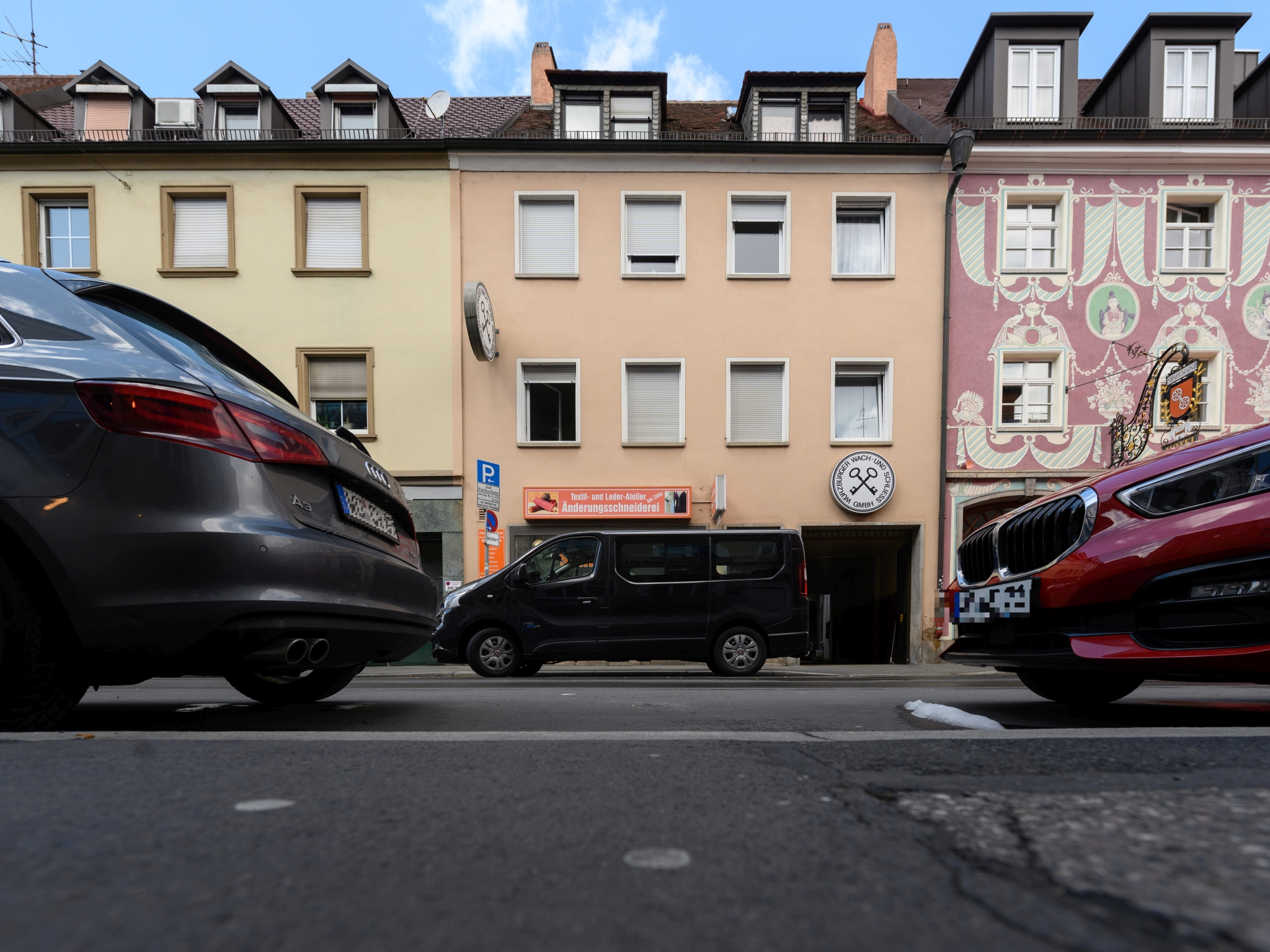Recherche über Würzburger Mietbetrug Mietshäuser in der Semmelstraße. Foto: Daniel Peter