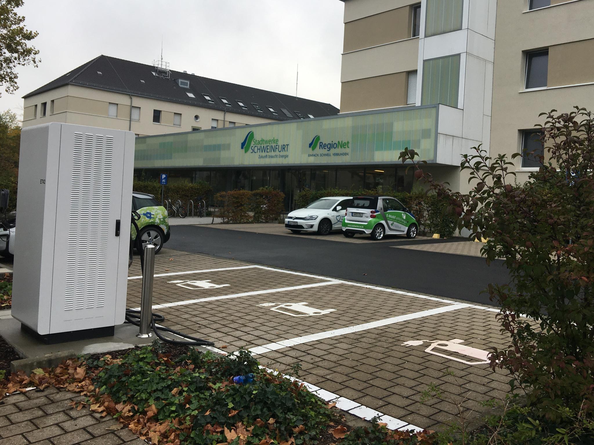 Stadtwerke Schweinfurt Zentrale Haupteingang Bodelschwingstraße