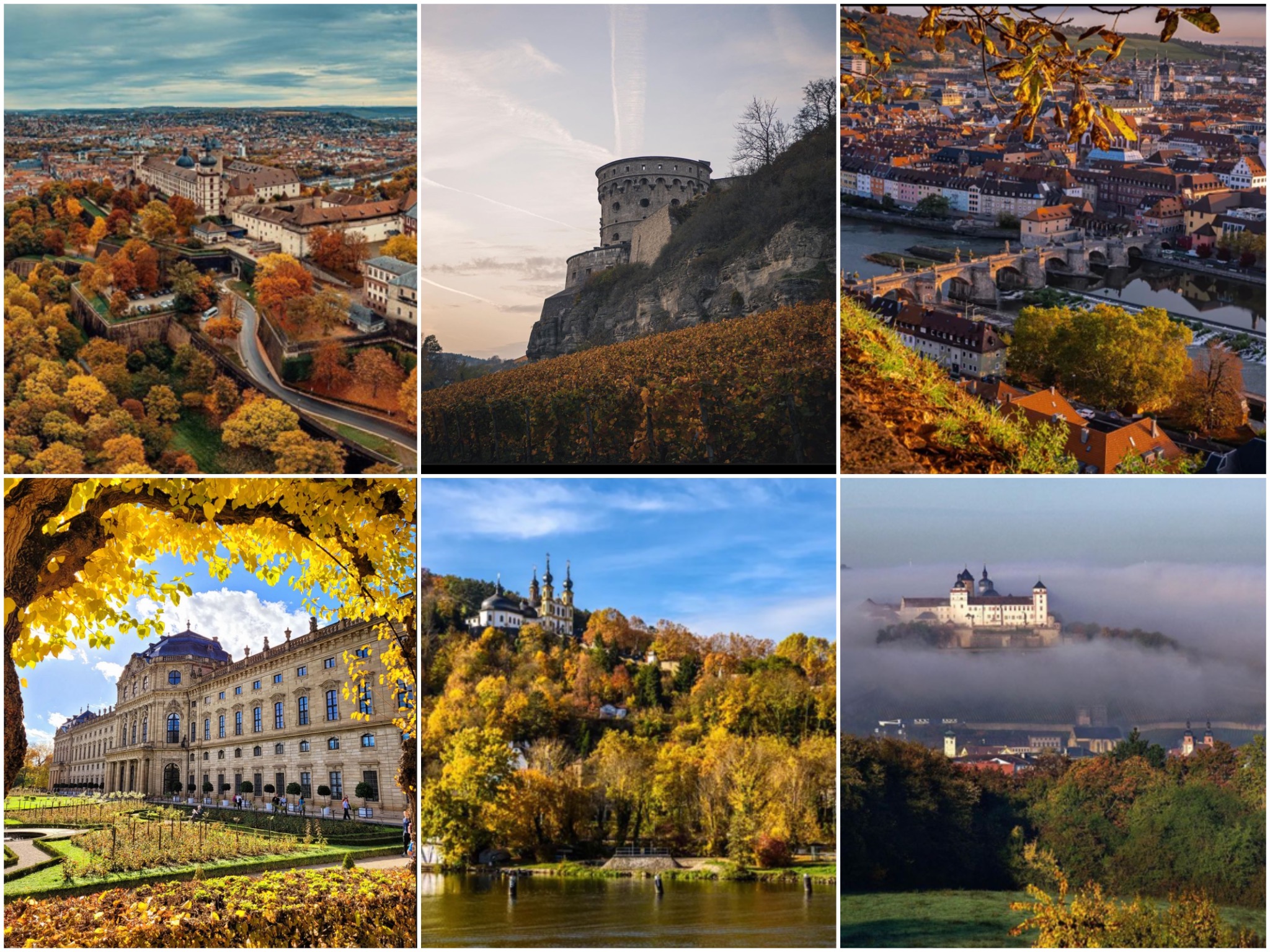 Collage_herbst_insta So schön ist der Herbst in Würzburg. Fotos: @hholnaeck, @lgstn, @wonderful_colored_life, @photography.by.kgs, @jutta.arens und @mattrkeyworth