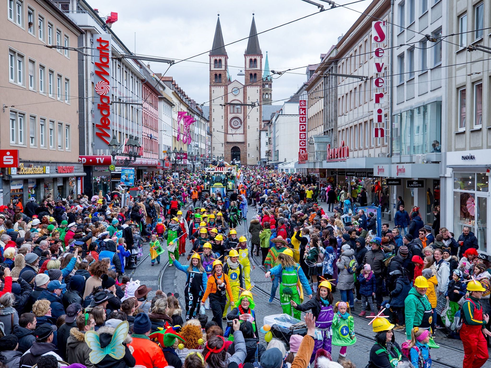 Faschingszug_Wue Der Würzburger Faschingszug. Foto: Fabian Gebert