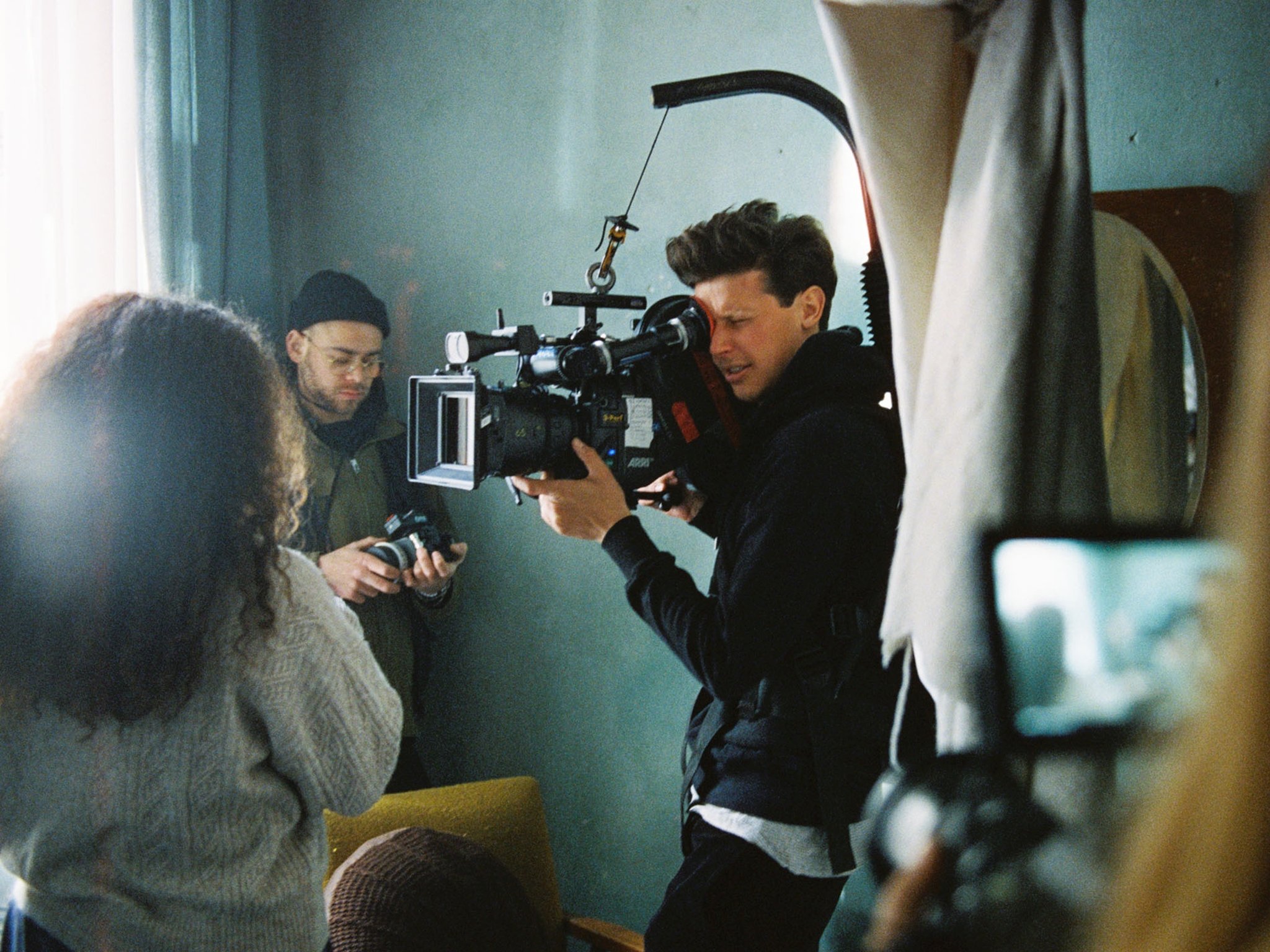 NF 1 Setaufnahme von "A forgotten Emergency", bei der Franziska Heinemann Creative Producerin war. Foto: Alexander Draheim.