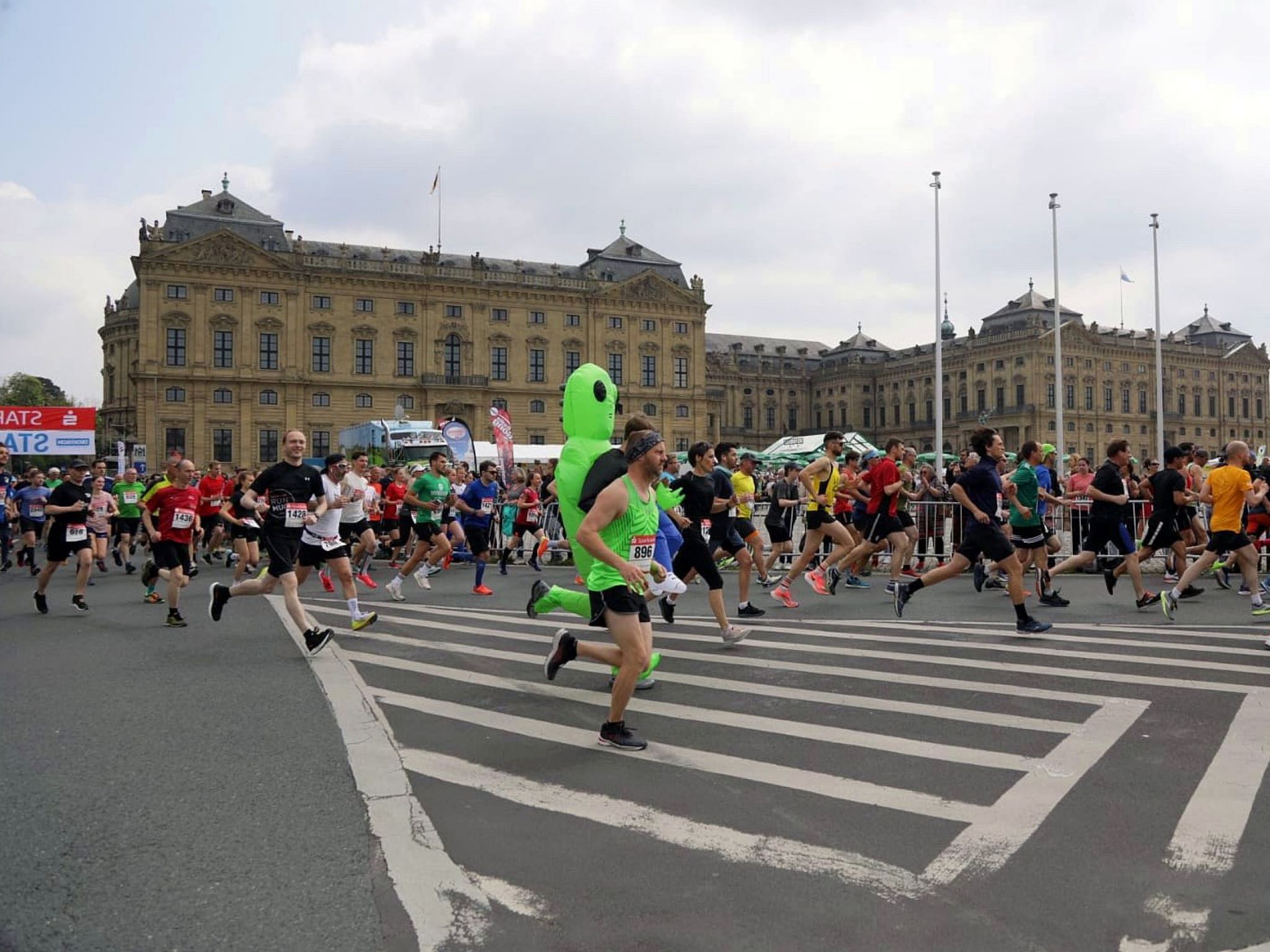 Der Würzburger Residenzlauf. Foto: Fabian Gebert