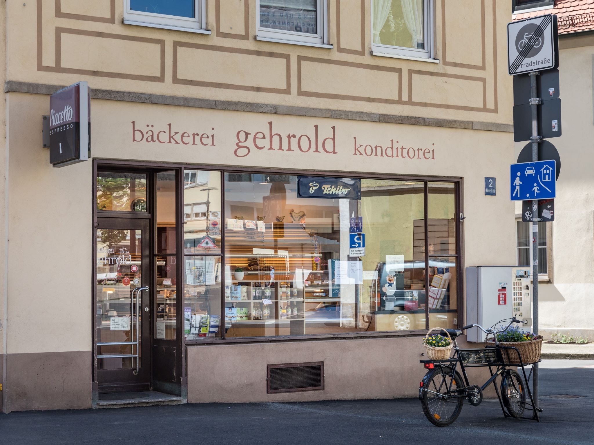 Baeckerei gehrold_Wue Die Filiale der Bäckerei Gehrold in der Münzstraße schließt noch 2023. Foto: Patty Varasano