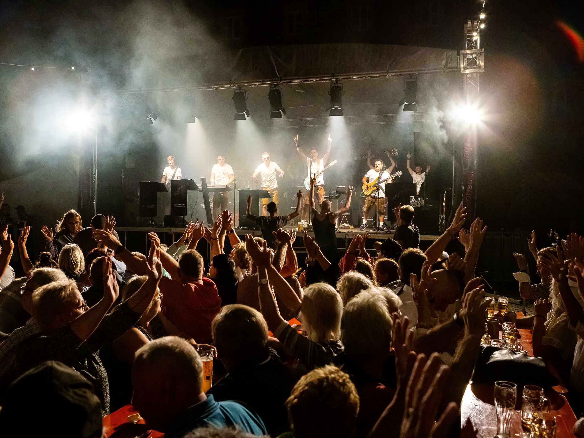 Top Stimmung auf dem Schweinfurter Stadtfest. Foto: Martina Müller