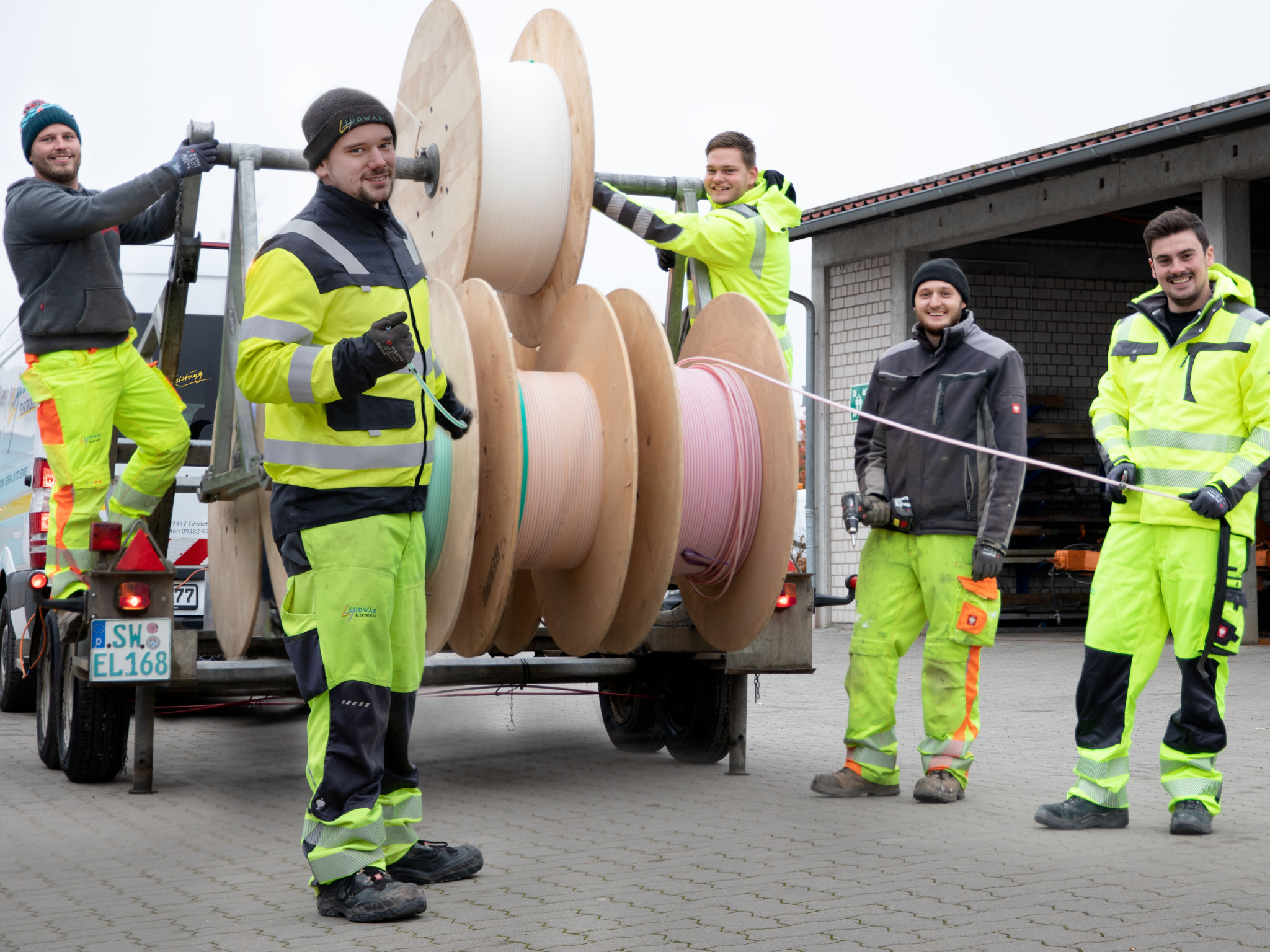 Ludwar Elektrobau Teamfoto