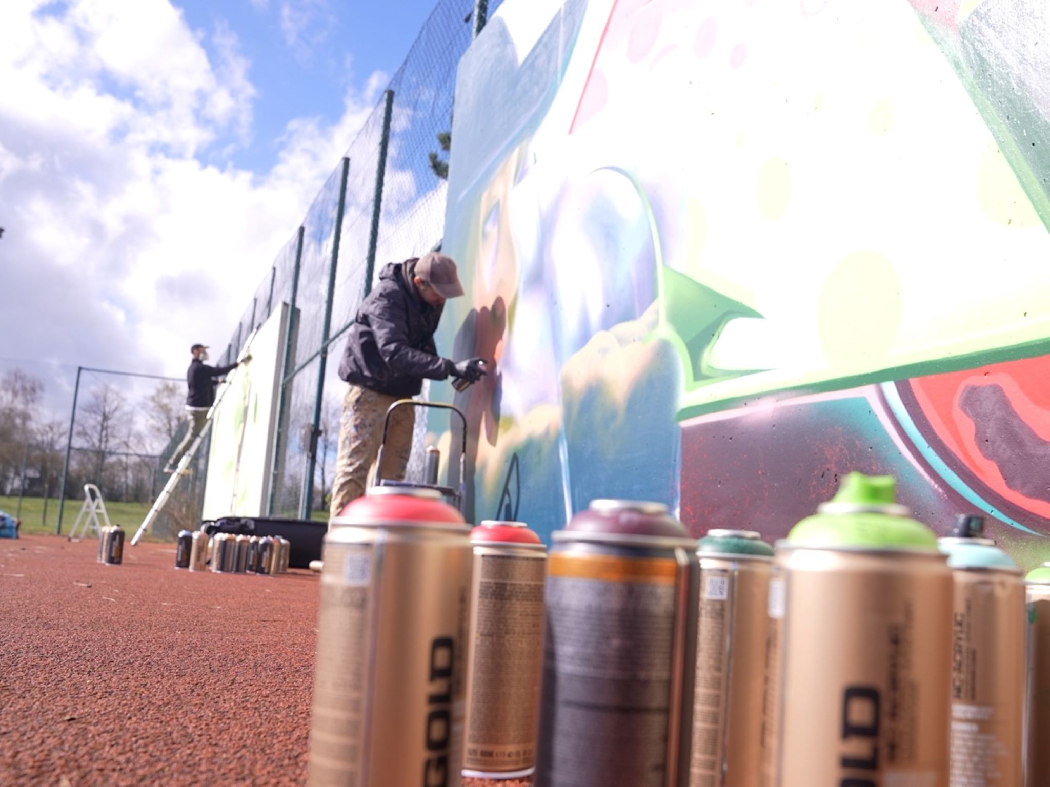 Graffiti_Jam_DDC Großer Graffiti Jam bei der DDC in Schweinfurt. Foto: Raphael Götz