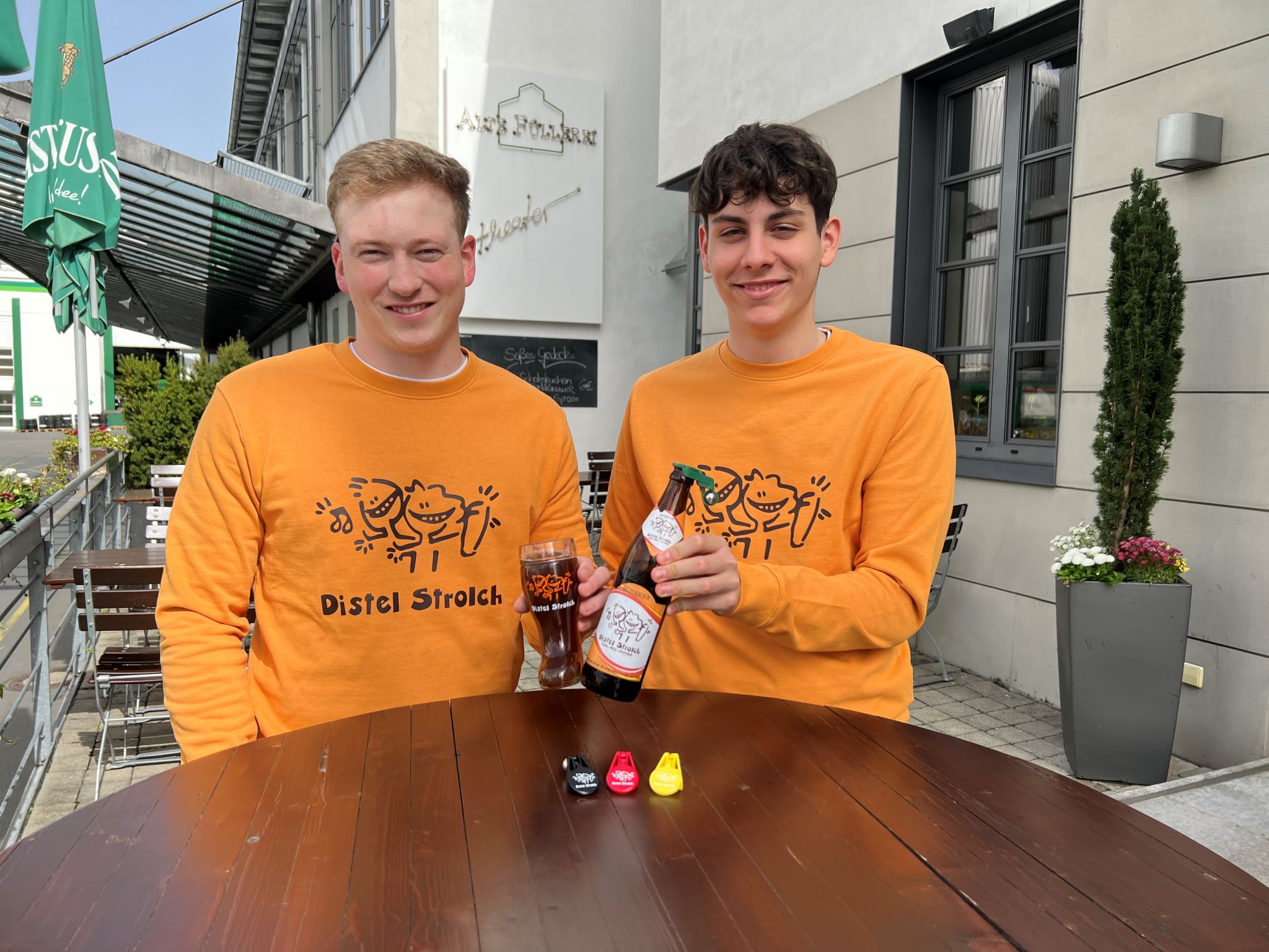 DistelStrolch_Titel Distelhäuser präsentiert seinen neuen ”Distel Strolch” Cola-Mix. Foto: Hannah Hofmann, Distelhäuser Brauerei