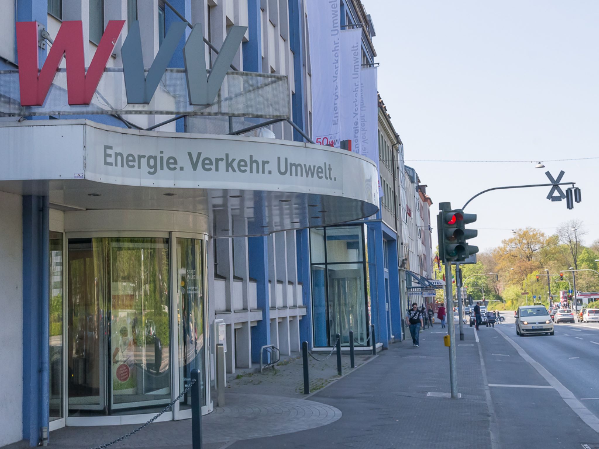 WVV_Zentrale_Haugerring Die WVV-Zentrale am Haugerring in Würzburg. Foto: Pascal Höfig