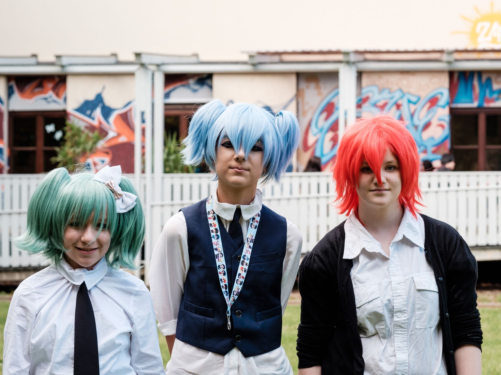 CHISANA 2017_SW Auf der CHISANA treffen begeisterte Manga- und Anime-Fans auf fantasievoll verkleidete Cosplayer. Foto: Stadt Schweinfurt