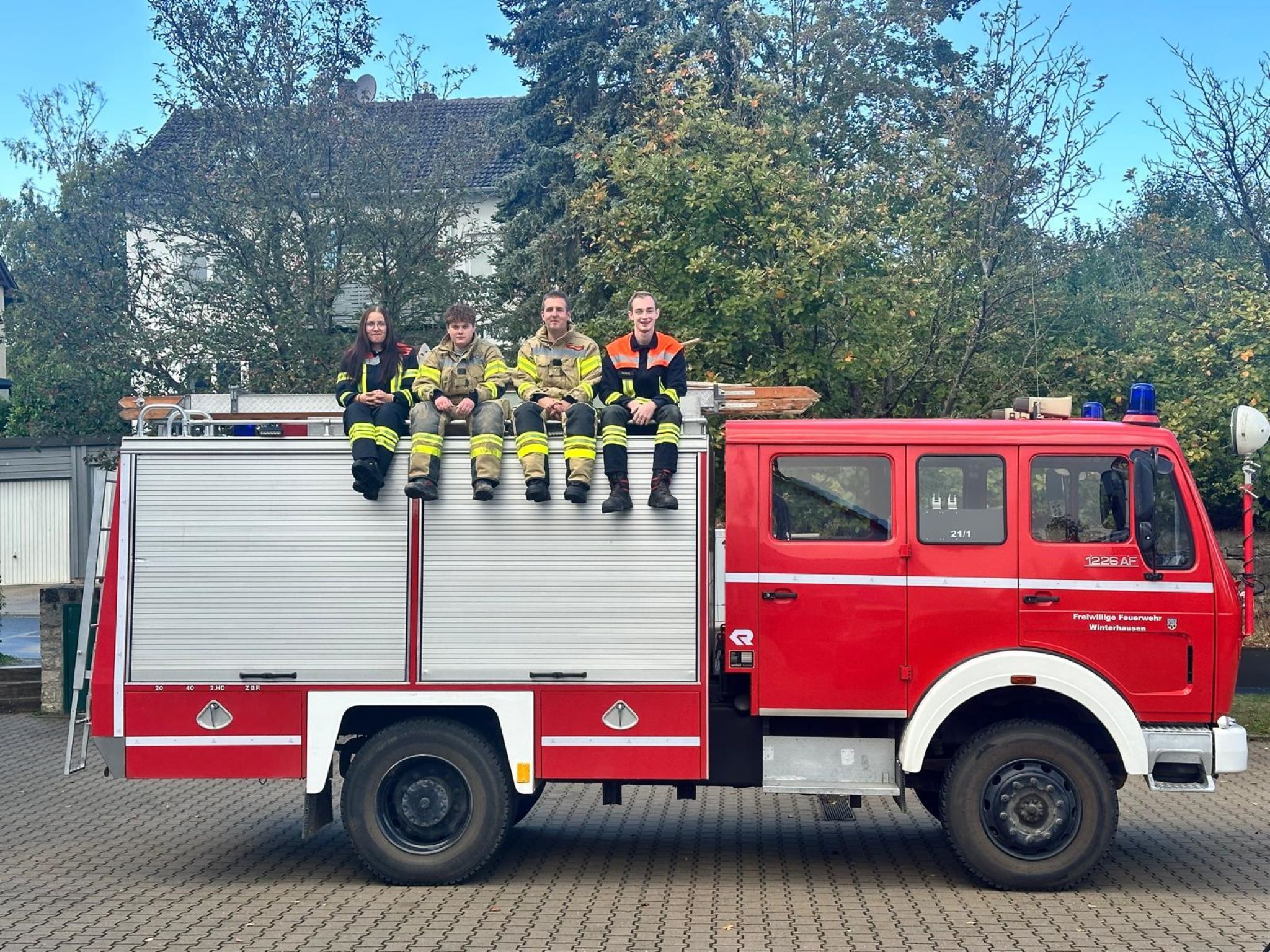 Kinderfeuerwehr_Winterhausen Winterhausen bekommt eine Kinderfeuerwehr - das engagierte Team freut sich schon auf viele Nachwuchsfeuerwehrleute. Foto: Matthias Dürrnagel