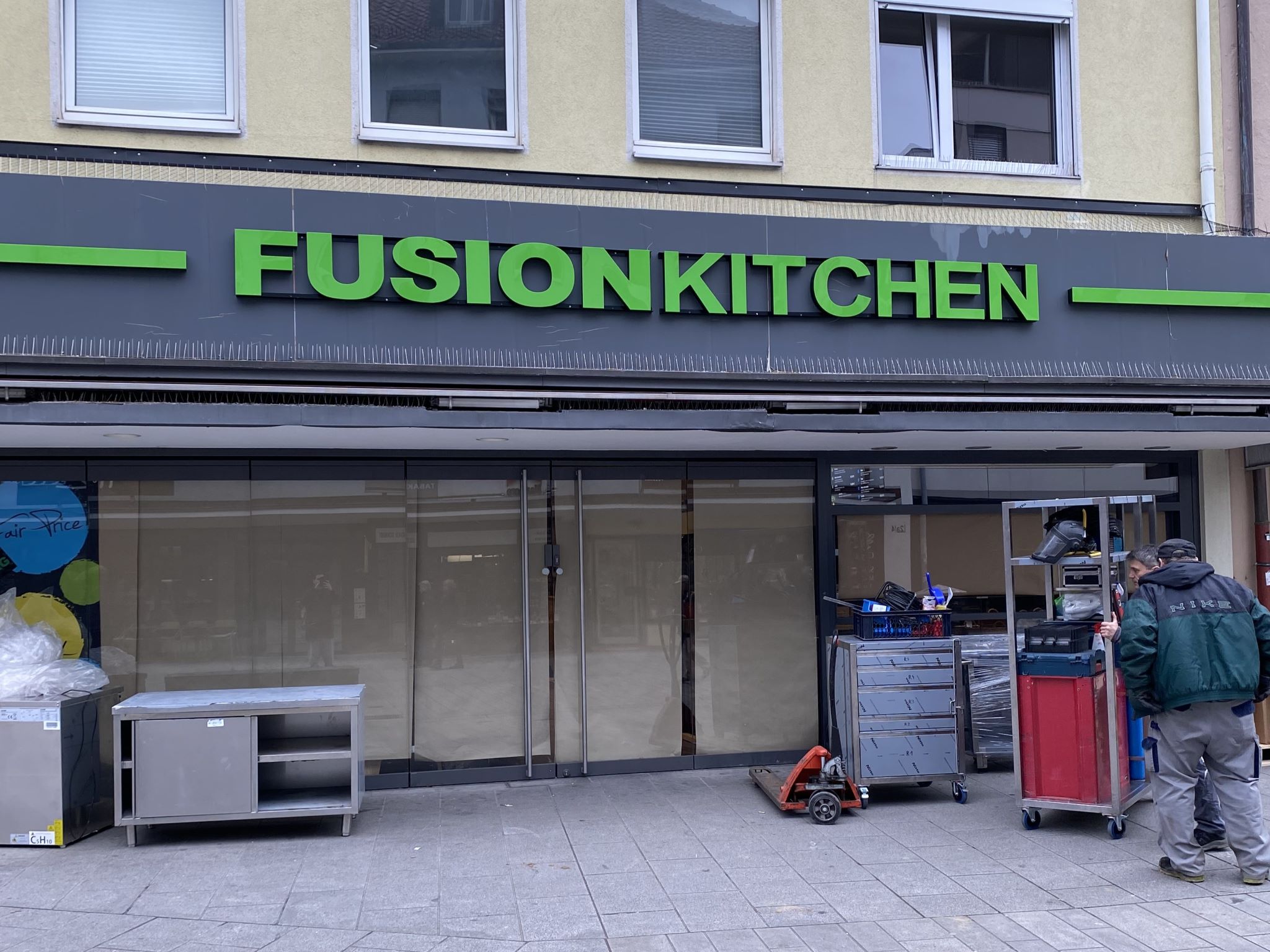 In der Spiegelstraße eröffnet "Fusion Kitchen". Foto: Manuel Scholze