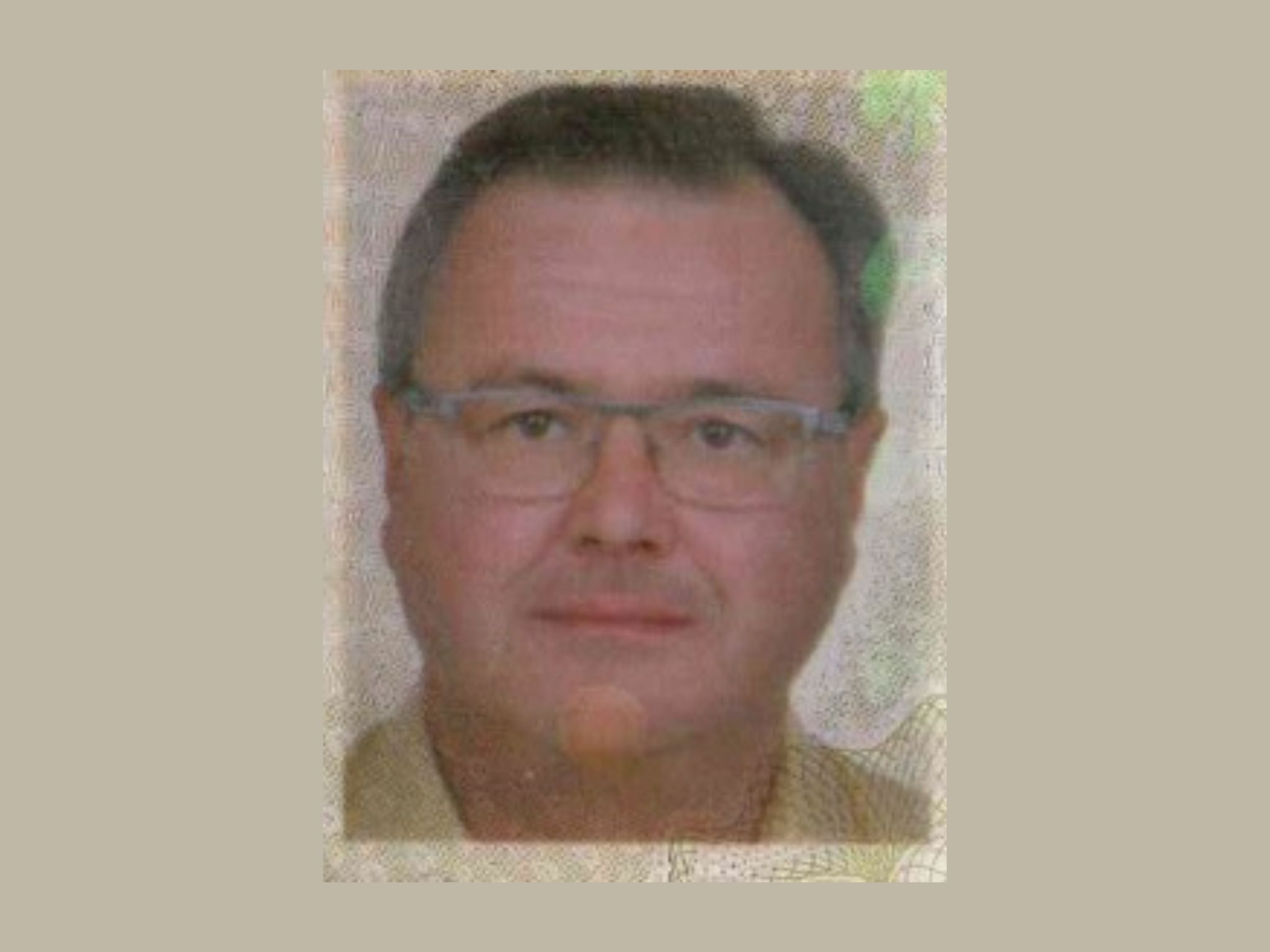 Vermisstenfahndung_Bastheim Der 61-jährige Detlef Wagner aus Bastheim wird vermisst. Foto: Polizei