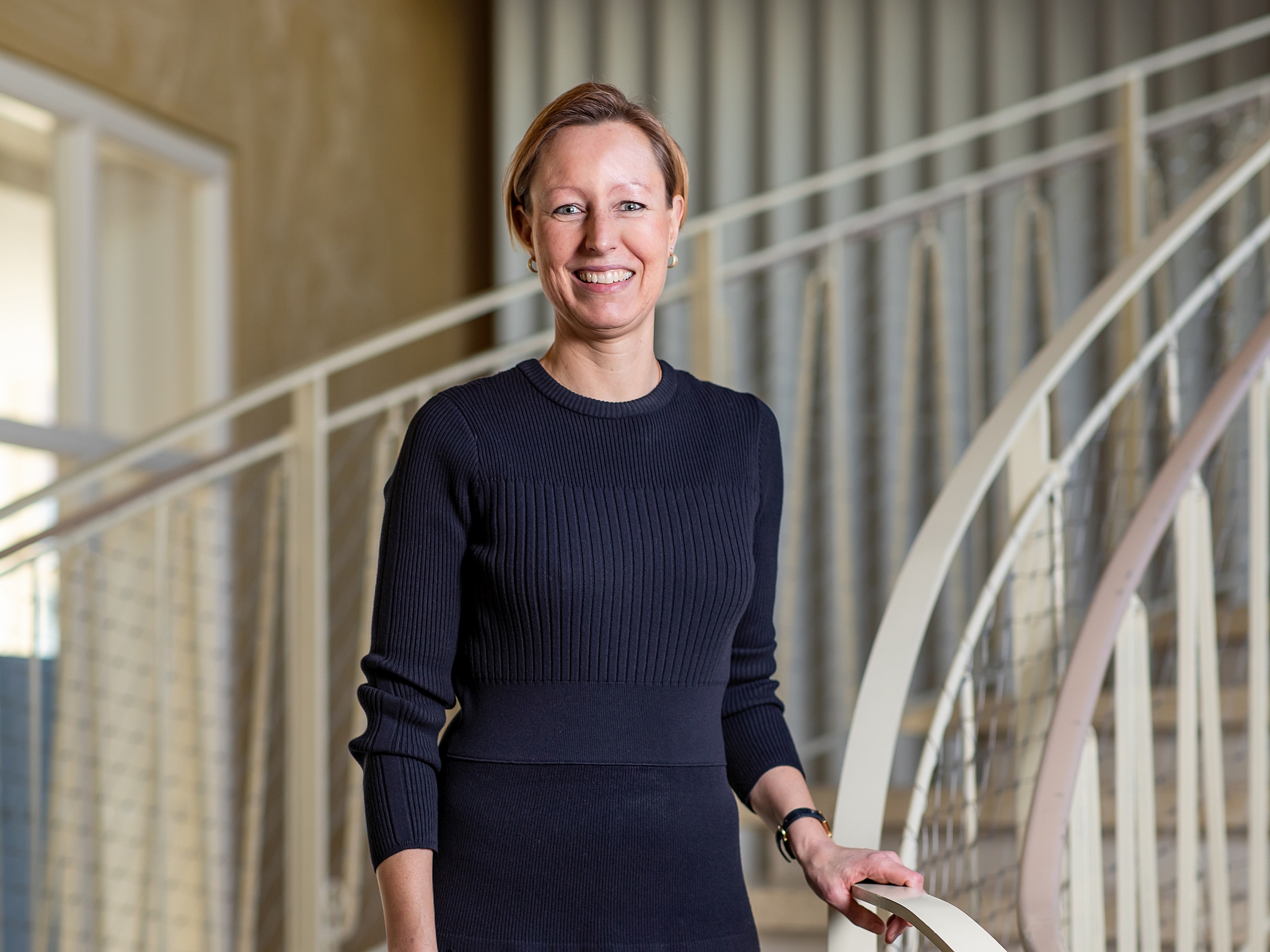 Eva von Vietinghoff-Scheel lacht in die Kamera
