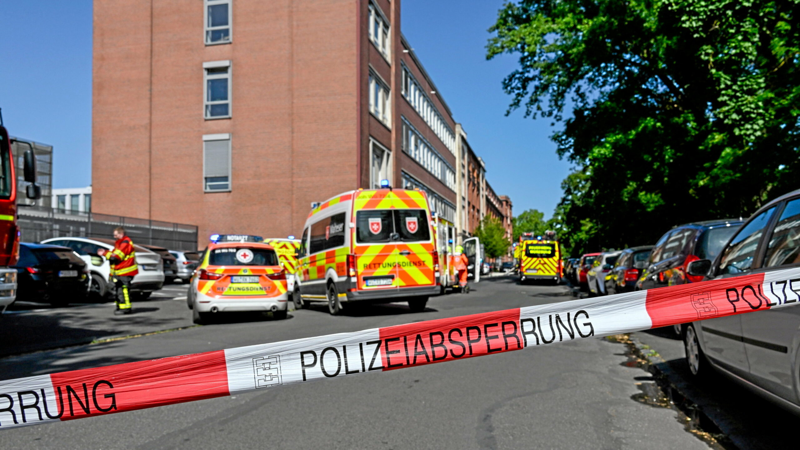Dachstuhlbrand am Hauptfriedhof