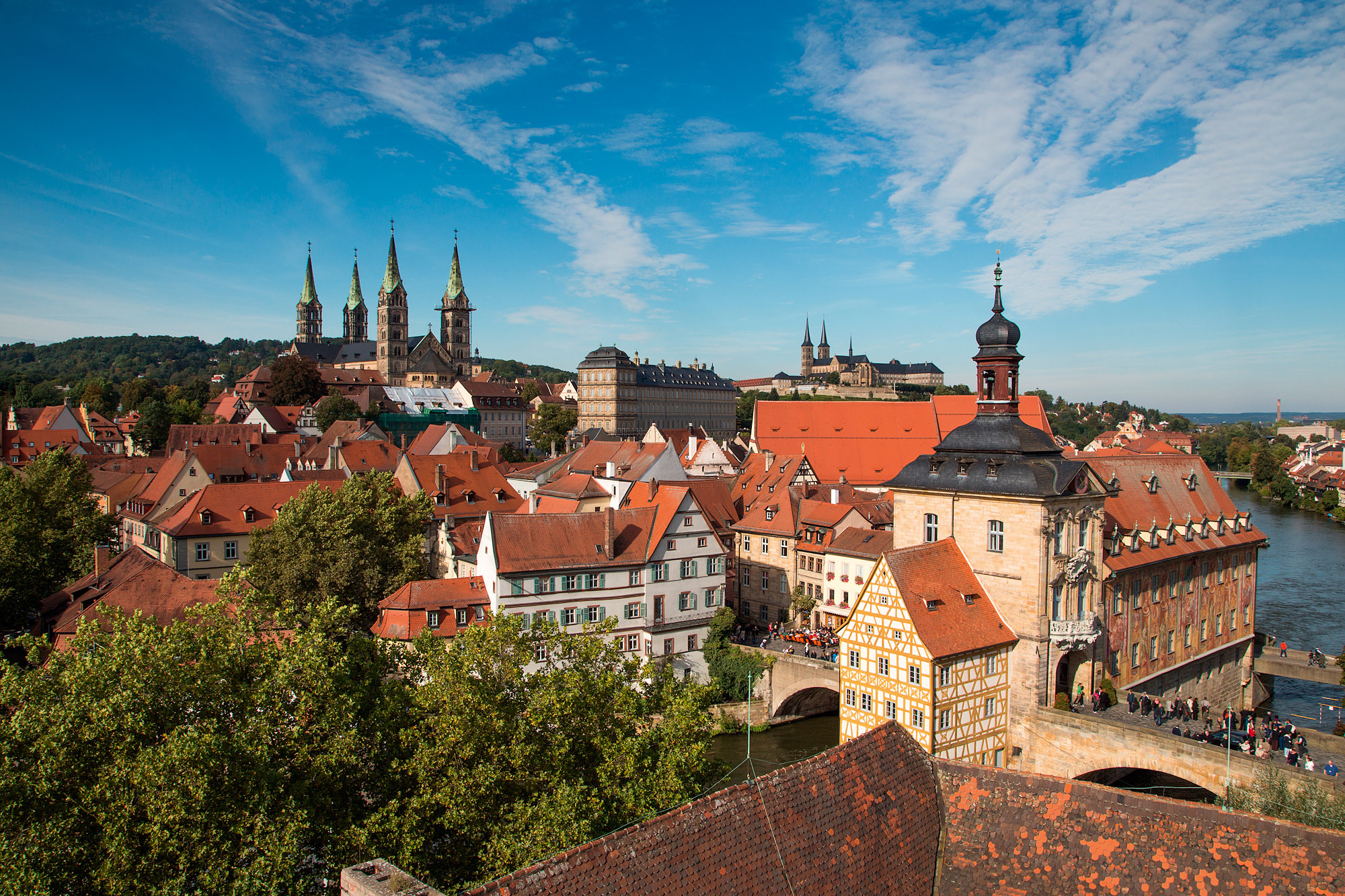 Blick über die Altstadt Bamberg