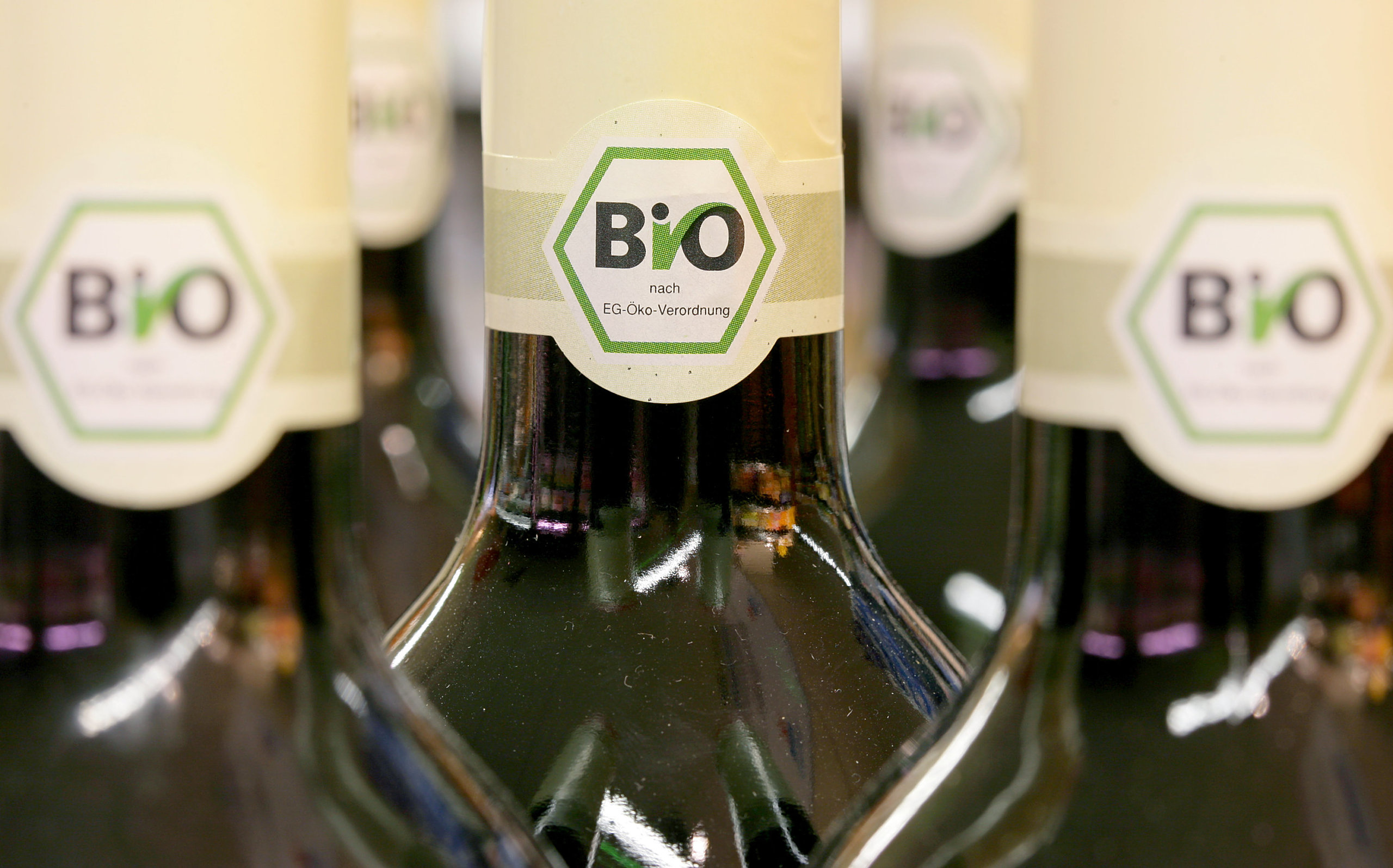 Bio-Weinflaschen